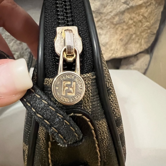 Vintage Fendi Zucca Mini Crossbody Clutch Bag - Picture 7 of 16